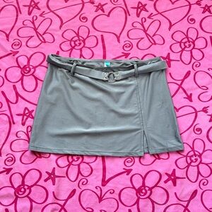 Elle Gray Swim Coverup Skirt